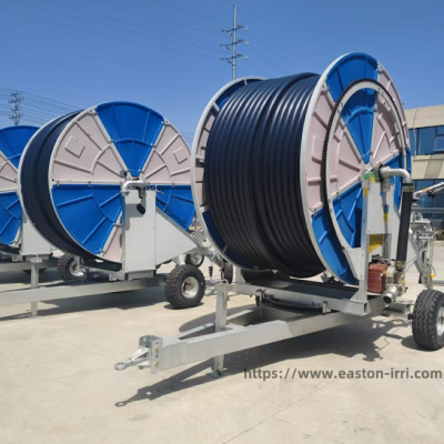 75mm Pipe Diameter 300m 400m 500m Pipe Length Agricultural Farming Reel Irrigation Equipment System photo-2