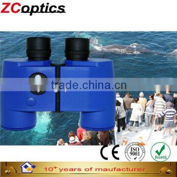 7x50 boat blue Marine Military float Digital Directional Compass Binocular