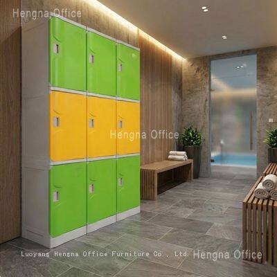 Industrial Grade ABS Lockers for Food Processing Plant, Heavy Load Bearing, High Impact Resistance Plastic Storage, Screw-free & Washable photo-2