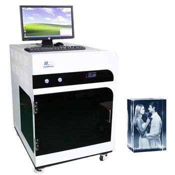 2D 3D Crystal Photo Laser Engraving Machine, New Diode Engraving Machine Perfect Effect Custom Crystal Cube Glass Portrait Glass