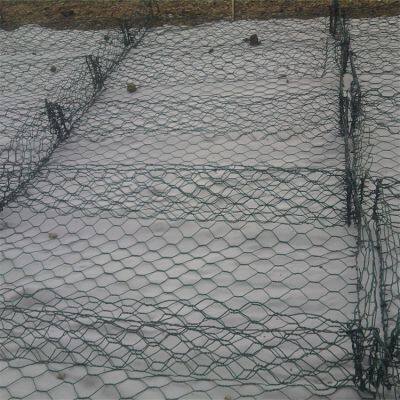 PVC Coated Gabion Basket Corrosion Resistant for Wetland and River Bank Protection photo-4