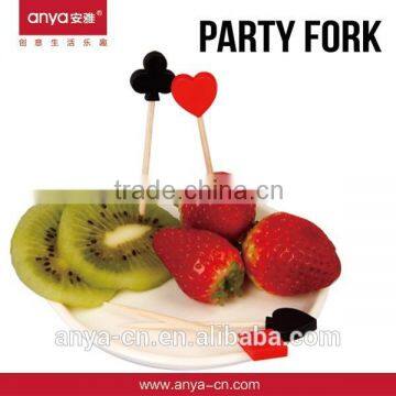 D598 Poker Theme Party Items as Fruit Fork sets and Cocktail Picks