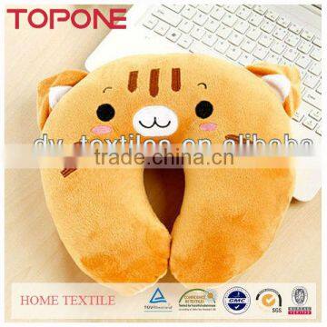 High quality cheap soft home U shape neck pillow cartoon