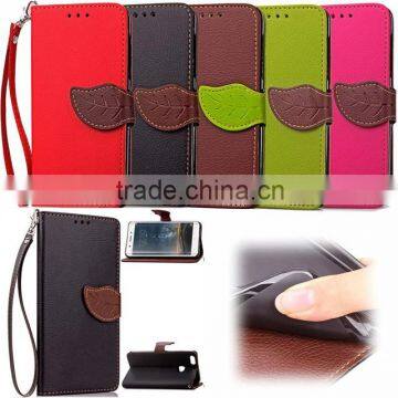 New product Leaf leather Case cover for For Vivo X play 5