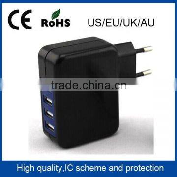 2016 Hot Selling 4 Port CE & RoHs 4 USB Ports Charger 4A