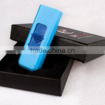 Colorful plastic cover Windproof Flameless Rechargeable Electronic USB Cigarettes Lighters