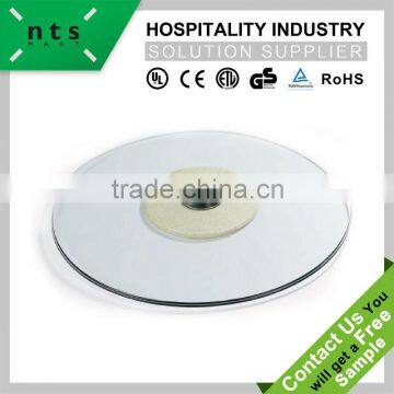 dining room transparent tempered glass lazy susan