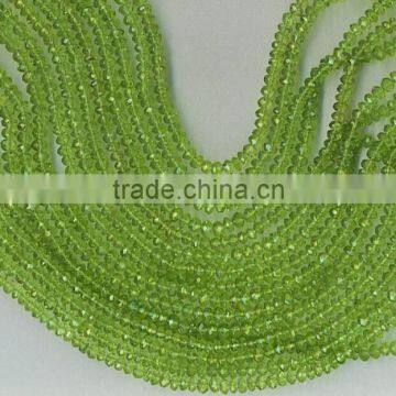 Peridot Faceted Beads