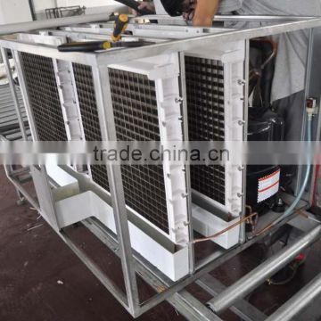 1500kgs Stainless steel commerical split type cube ice machine