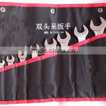 8*6-24 Carbon steel Double Open end spanner Set