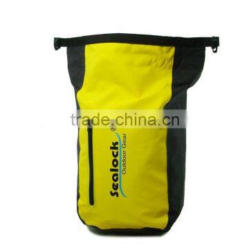 yellow small backpack bag waterproof for camping,traveling