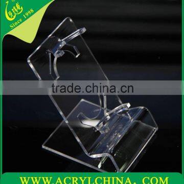 manufacturer direct sale transparent acrylic e-cigarette rack with 40g, 4mm clear acrylic e-cigarette display with 80*80*115mm
