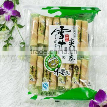 Uncle pop Snow egg rolls with fillings,,apple flavor