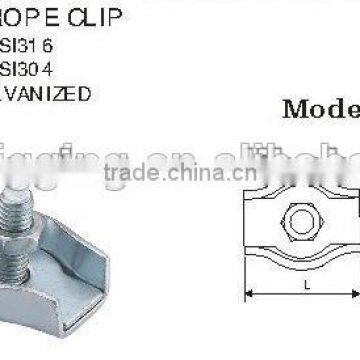 Zinc Alloy Steel Electric Galvanized Casted Egg Shaped Wire Rope Clip 2-6mm Quality Choice photo-4