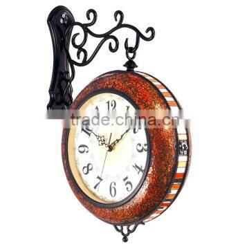 Vintage decorative digital glass double sided flip clock