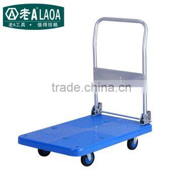 four wheels high grade LAOA silence folded tool trolley