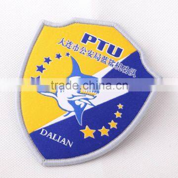Hot Sale custom high density woven patch, woven labels for clothing