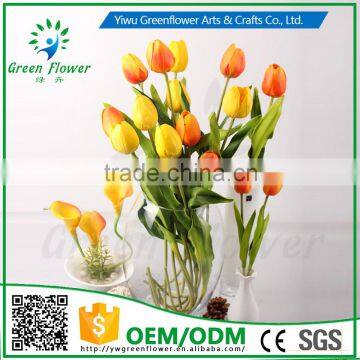 2016 Wholesale Multicolor 20" Real Touch Latex PU Artificial Flowers for Home Wedding Bridal Decoration photo-6