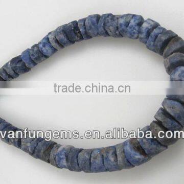 Natural Sodalite Rough Coin