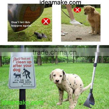 smart Pet Supply item dog poop scoop telescopic handle varies from 26 to 40 inches