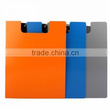 2015 New arrival Office & School used double sided clip board pp high quality clipboard with cover