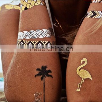 Metallic Tattoos, flash tattoos gold tattoos silver tattoos temporary tattoos jewelry tattoos