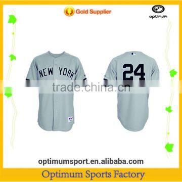 Custom Made Sublimation Full Bottons Down Baseball Jerseys