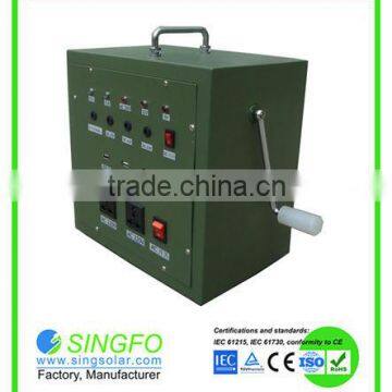 HOT and good quality Hand-cranked generator for Portable Emergency Electrical Power Source for family and outdoor