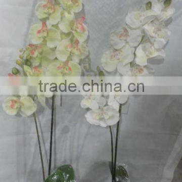 wedding favor two stems silk artificial orchid flower