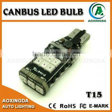 2835 SMD canbus T15 wedge LED lamp car reverse light