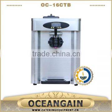 OC-16CTB 16L Stainless Steel Table Top Single Flavor Ice Cream Machine