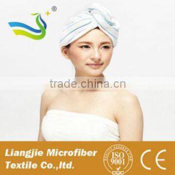 custom hair towel hair drying cap clothing fabric