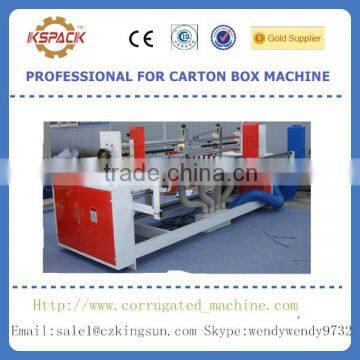 Automatic corrugated paperboard lead edge feeder