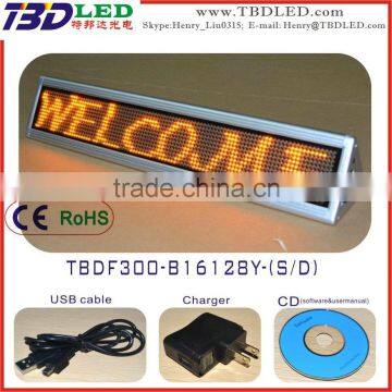 Led Moving Message Sign/programmable Scrolling Message Sign Board/moving Message Led Sign