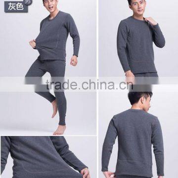 Lovers With Cashmere Gold Thermal Underwear Sets Youth Long Johns Cashmere Warm Clothing photo-3
