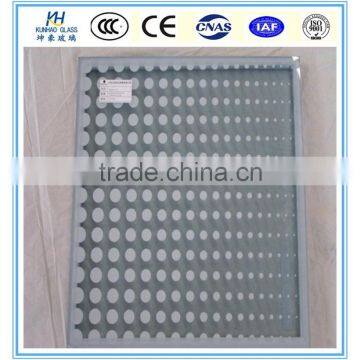 3-19mm enamelled glass building elevation glass wire mesh security glass