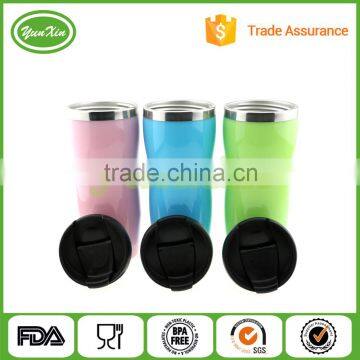 2016 Eco-Friendly Promotional Double Wall Travel Mug With Leakproof Design Lid photo-5