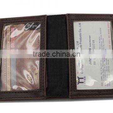 PU Leather Business Card Holder, Foldable ID or Credit Card Protector Cover photo-5