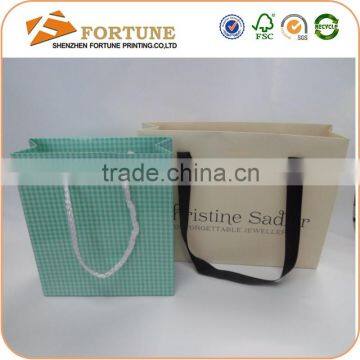 Recycle Biodegradable Custom Fashion Reusable Shopping Bag Kraft Bag