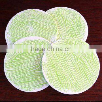 Colorful Printing Absorbent Paper Coasters