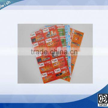 paper scratch card