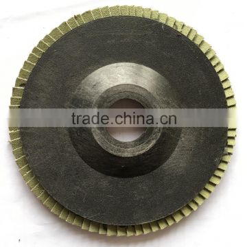 PLASTIC COVER FLAP DISC high quality calcined alumina flap disc