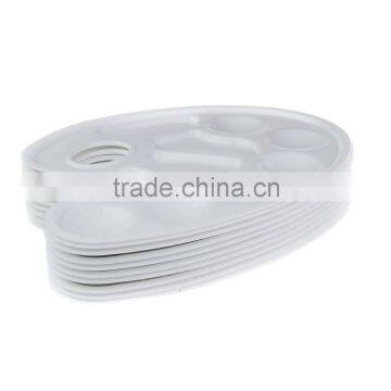 10 Well Oval Profesional Plastic Paint Palette photo-2
