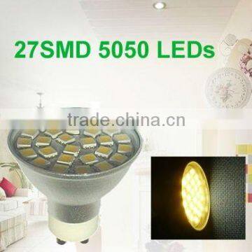 5.4W high power aluminum GU10 spot led