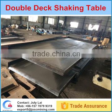 two deck vibration table,gold vibrating table in Africa gold mine