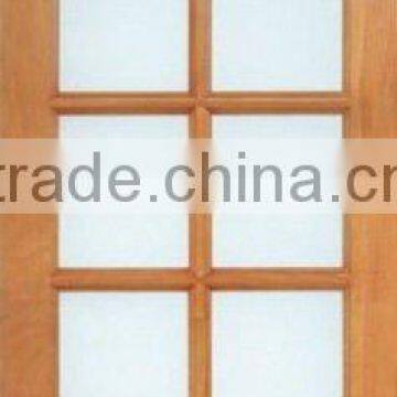 Luxury Chinese Design Glass Doors Wooden DJ-S510