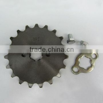 cheap china 420 17mm custom motorcycle sprocket