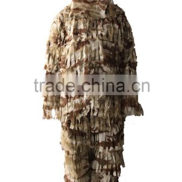 2015 NEW 3-D camo camouflage suit ghillie suit hunting jacket hunting pants