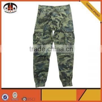 Six Pocket Camo Military Trousers