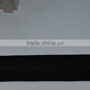 Black malaysia rubber band sofa upholstery webbing